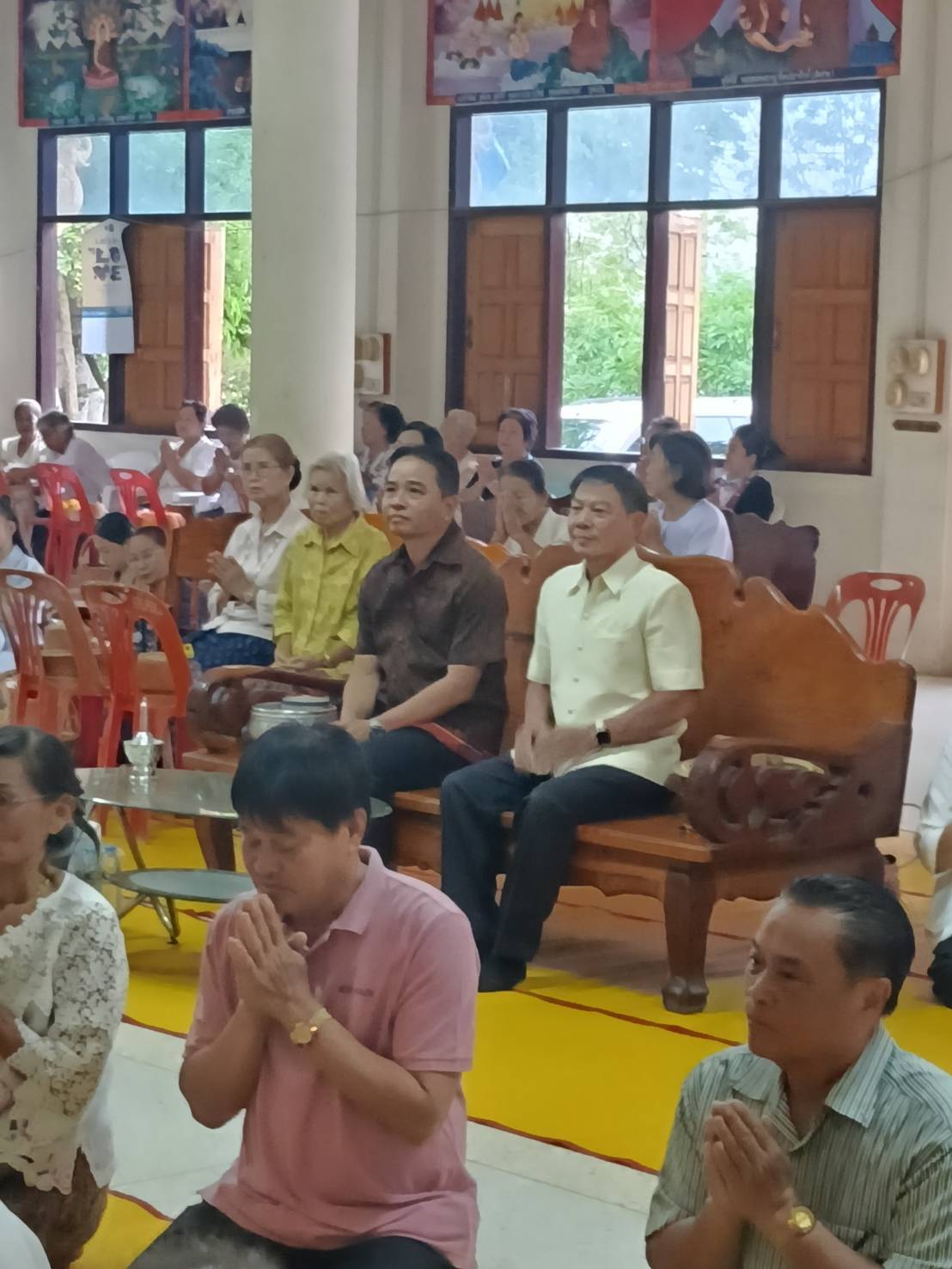 พช.วาริชภูมิ : ร่วมกิจกรรมส่งเสริมคุณธรรม จริยธรรม ในวันพระ และวันสำคัญทางพระพุทธศาสนา