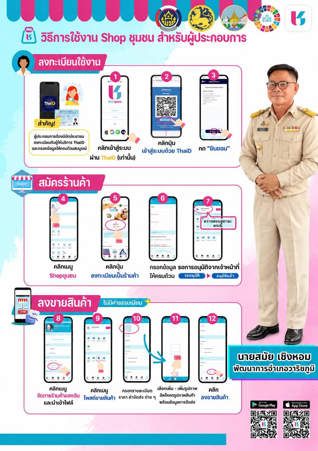 พช.วาริชภูมิ ชวนรู้จัก “Click ชุมชน” แพลตฟอร์มดิจิทัล ใกล้ชิดทุกเรื่องชุมชน